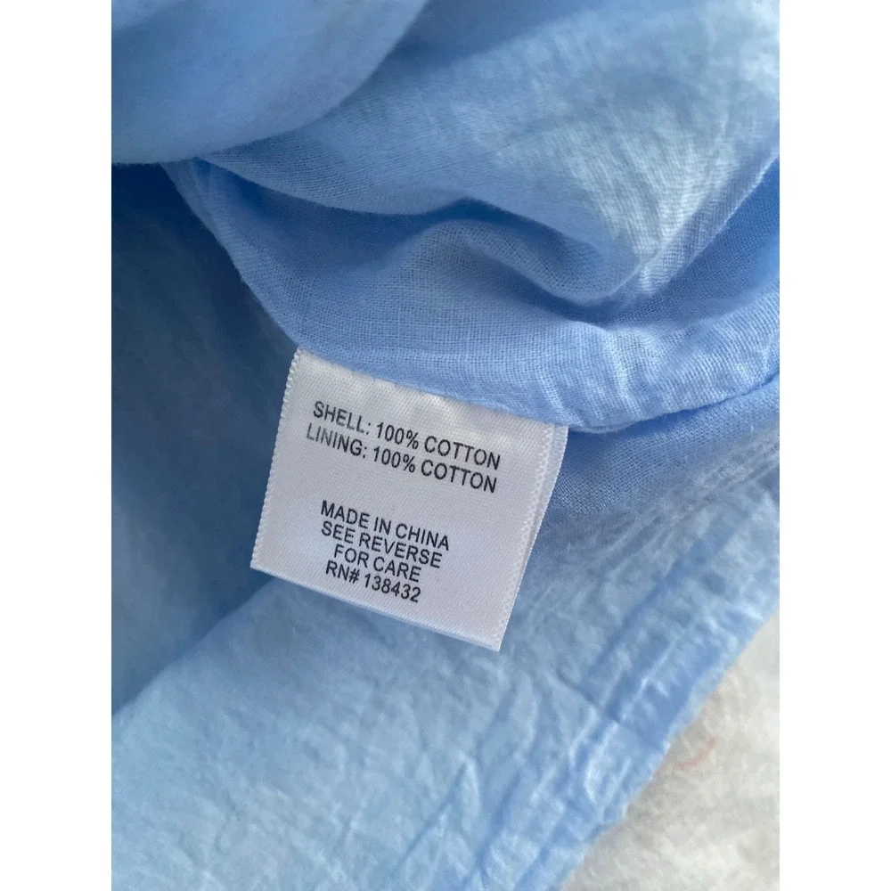 ModCloth Hot Air Balloon Print A-Line Skirt Blue Cotton XL Pocket Retro Style - Picture 9 of 14